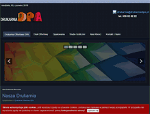 Tablet Screenshot of drukarniadpa.pl